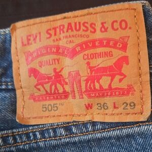 Levi's Classic Straight Blue Jeans